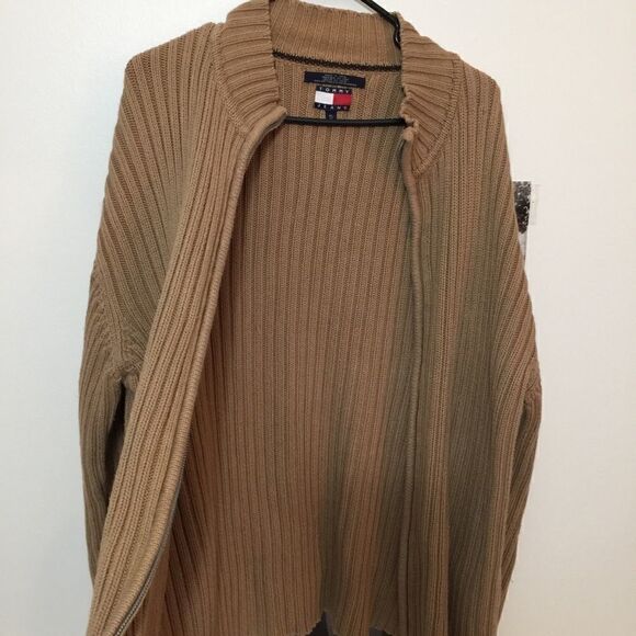 Tommy Hilfiger Thick Heavy Ribbed Full Zip Sweater - Picture 4 of 8